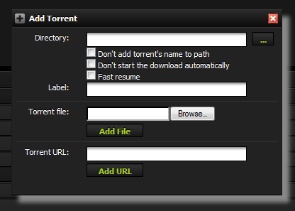 add torrent by hash